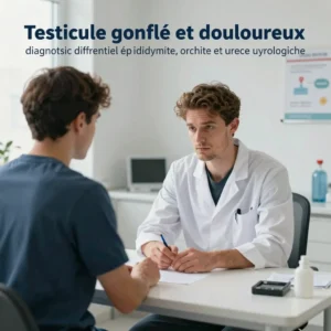 Testicule gonflé et douloureux : diagnostic différentiel entre torsion, épididymite, orchite et urgence urologique