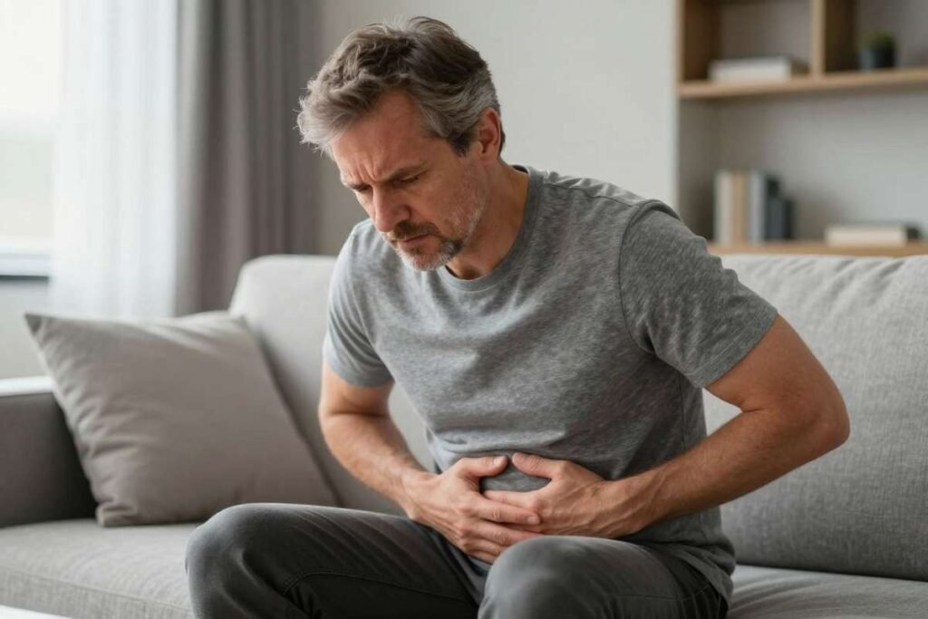 Illustration pour envies fréquentes d'uriner homme prostate